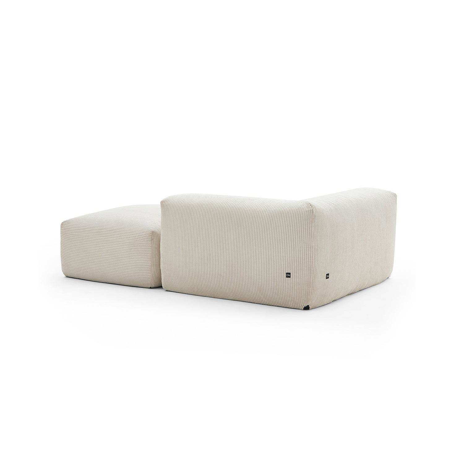 Mellow Half-Closed Sectional with Ottoman - Valyouweho