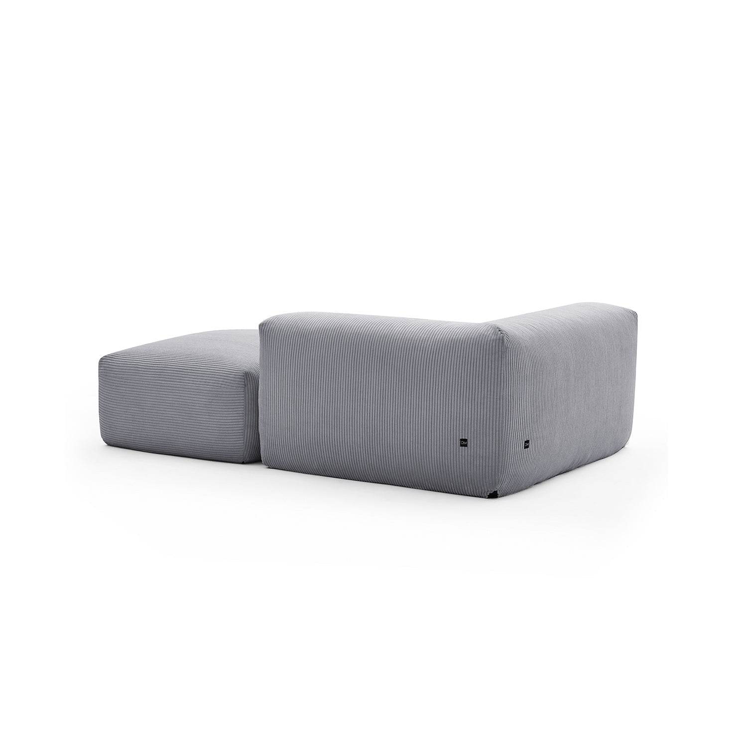 Mellow Half-Closed Sectional with Ottoman - Valyouweho