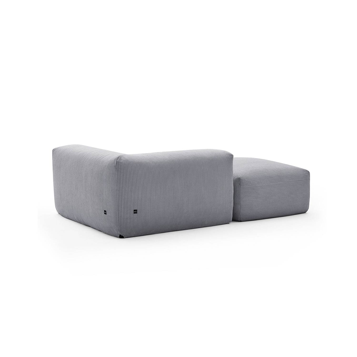 Mellow Half-Closed Sectional with Ottoman - Valyouweho
