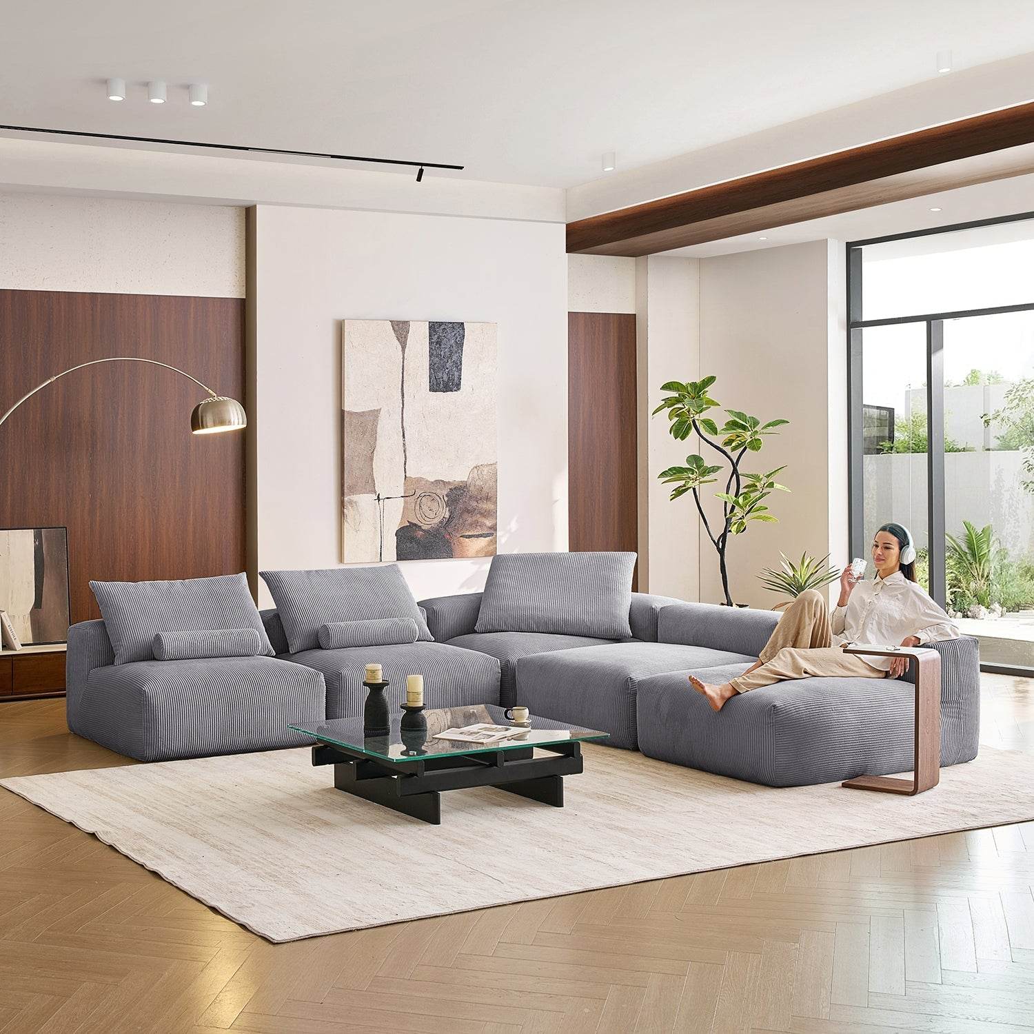 Mellow Open L Sectional - Valyouweho