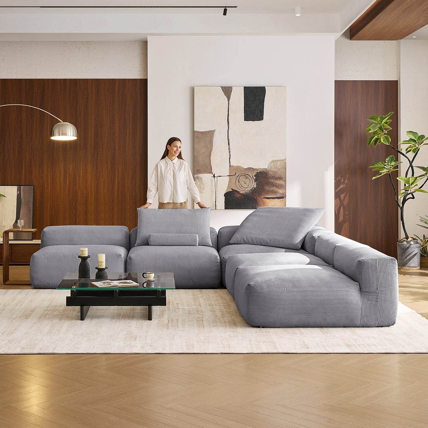 Mellow Open L Sectional - Valyouweho