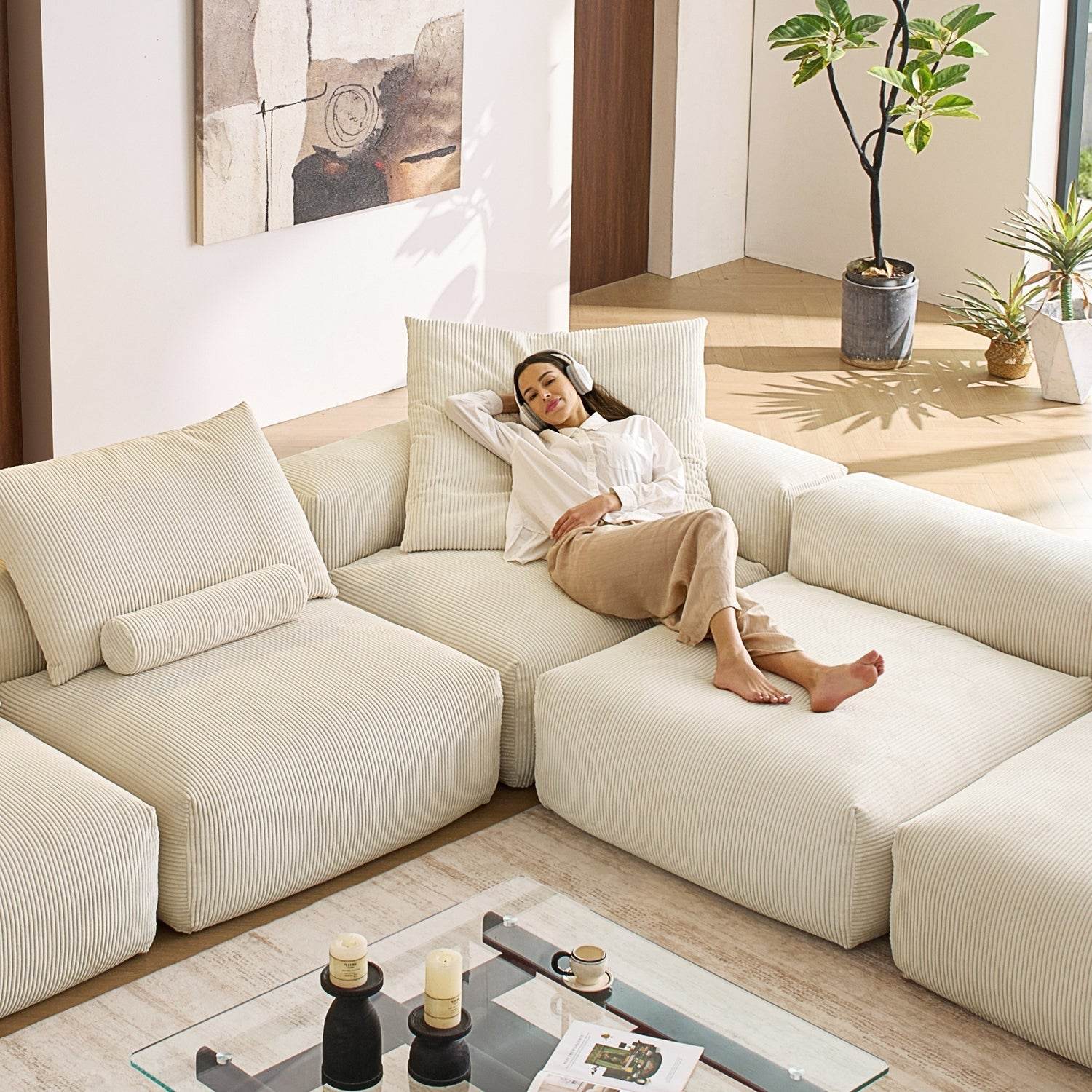 Mellow Open L Sectional - Valyouweho