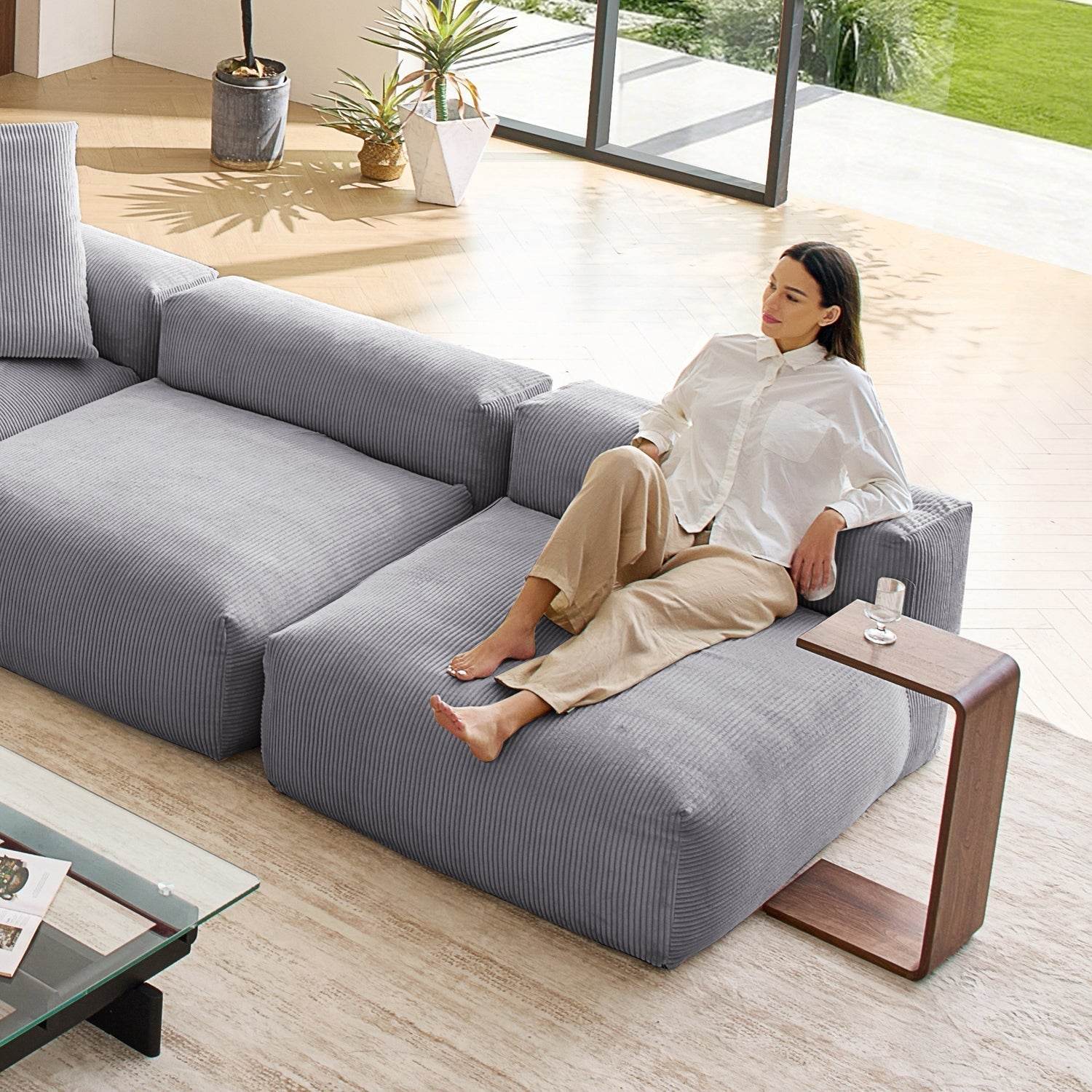 Mellow Open L Sectional - Valyouweho