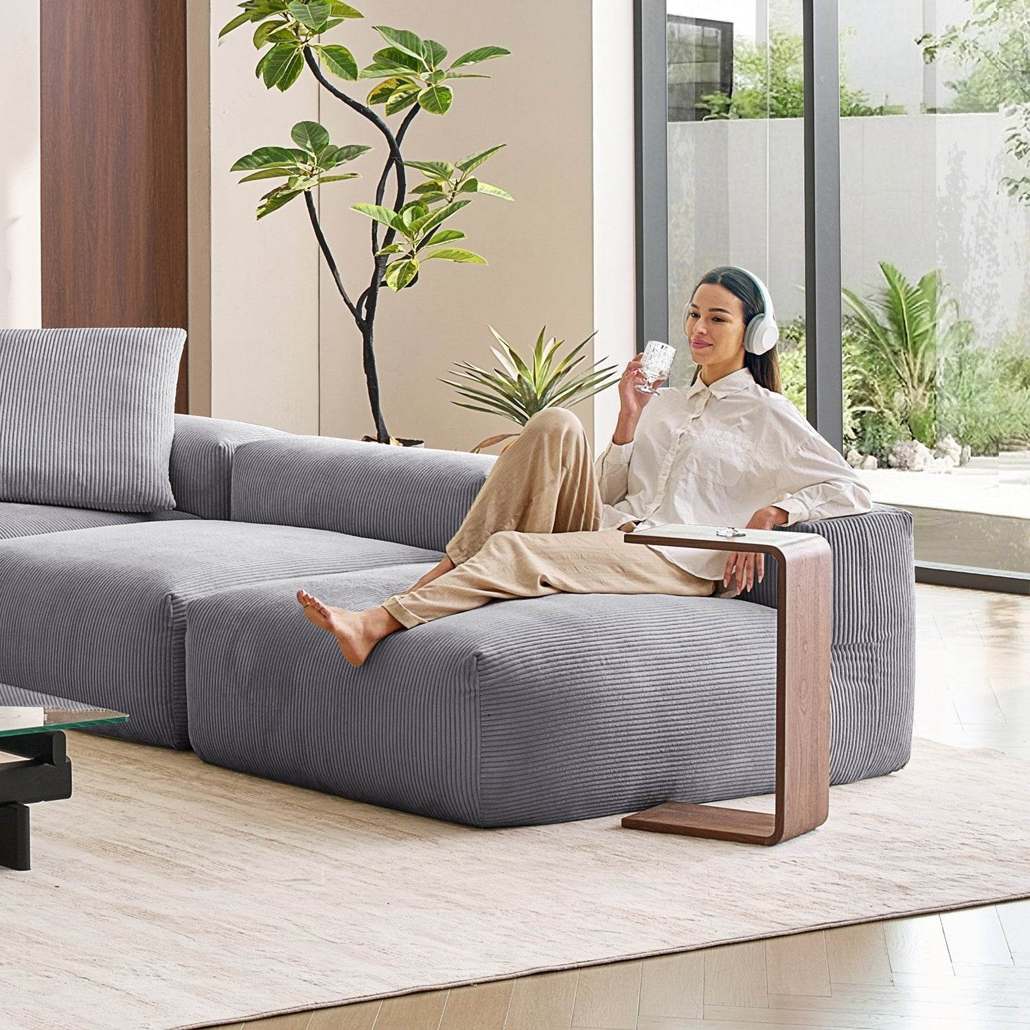 Mellow Open L Sectional - Valyouweho
