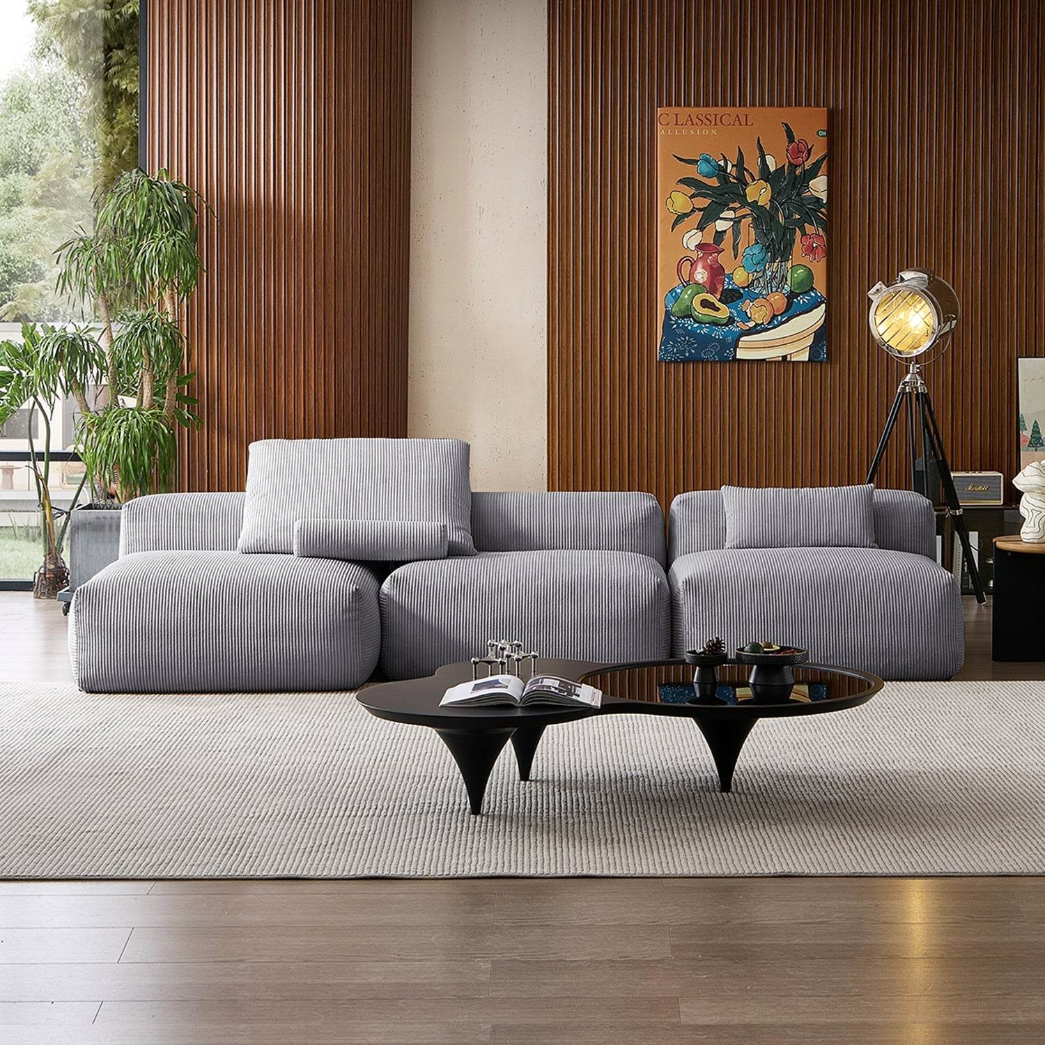 Mellow Open Sectional - Valyouweho