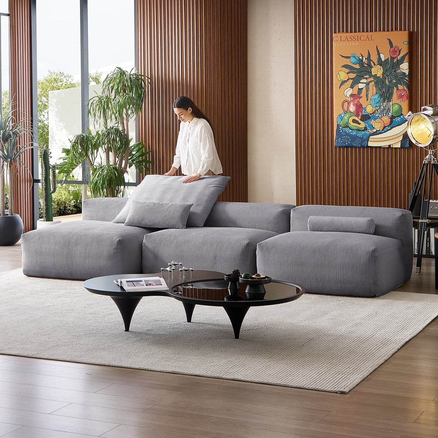 Mellow Open Sectional - Valyouweho