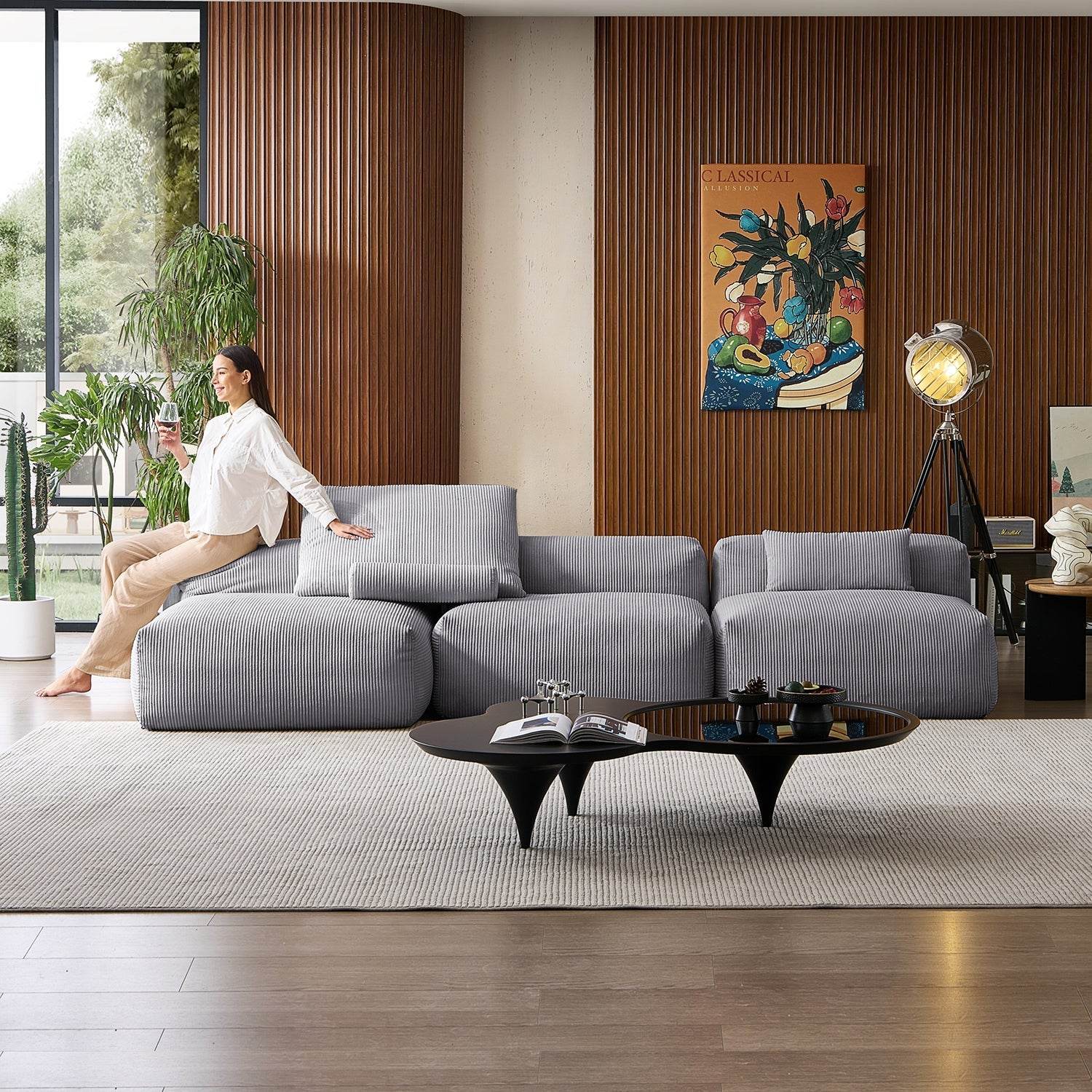 Mellow Open Sectional - Valyouweho