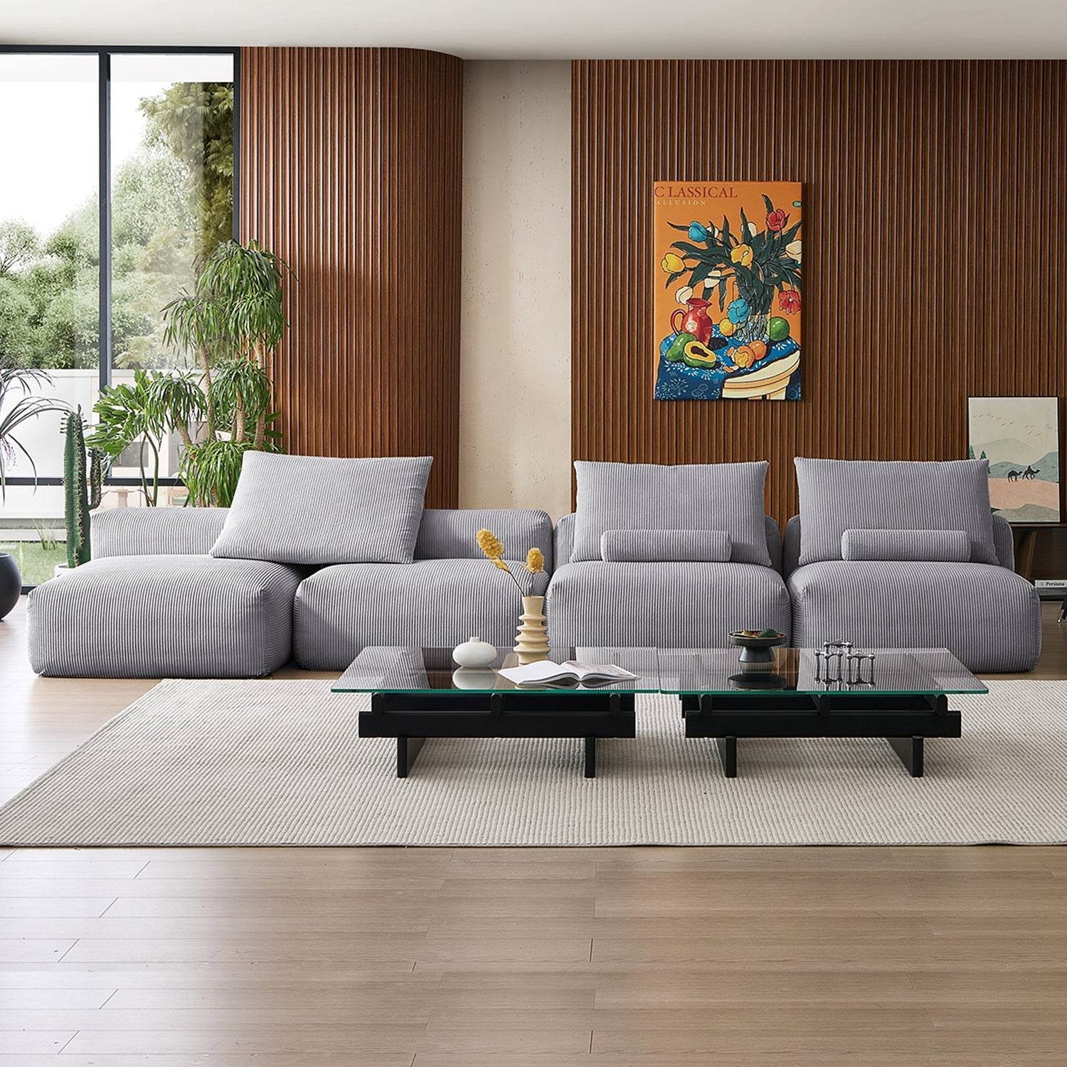 Mellow Open Sectional - Valyouweho