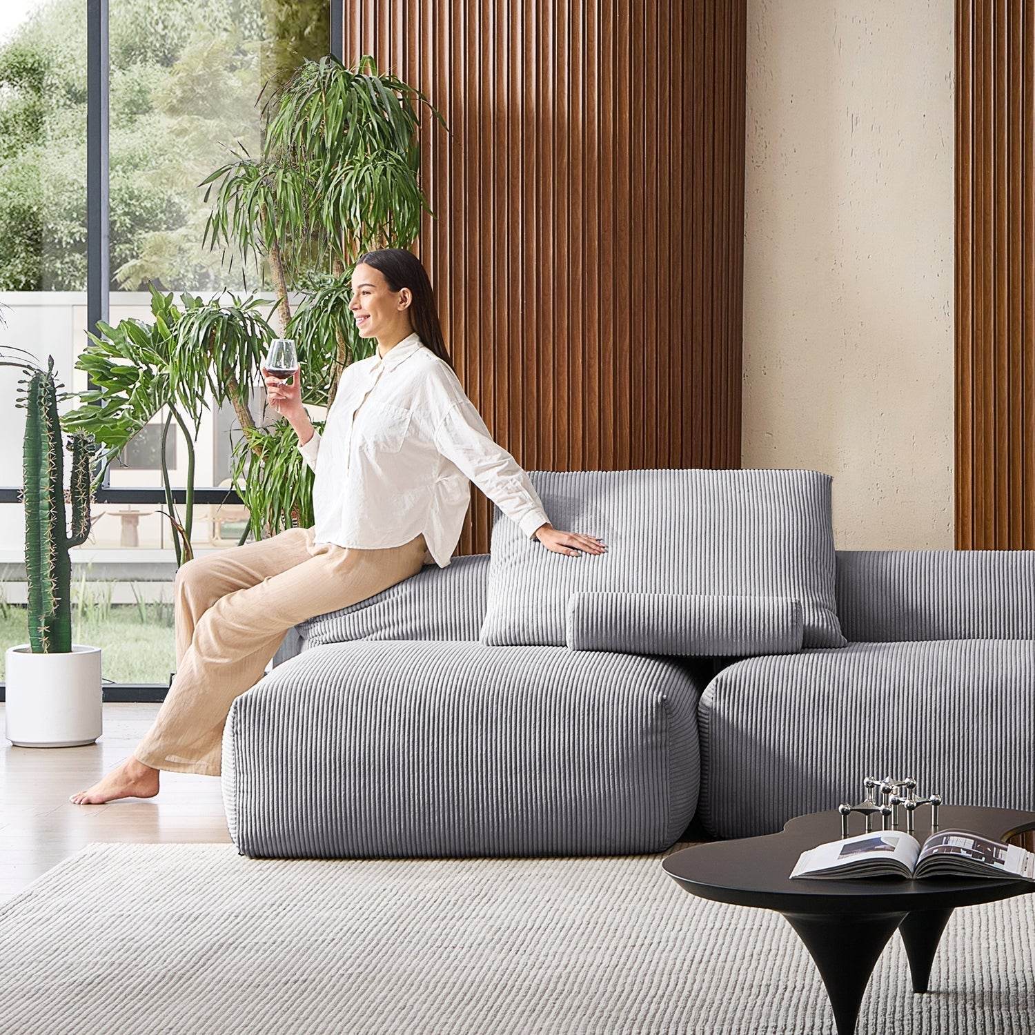 Mellow Open Sectional - Valyouweho