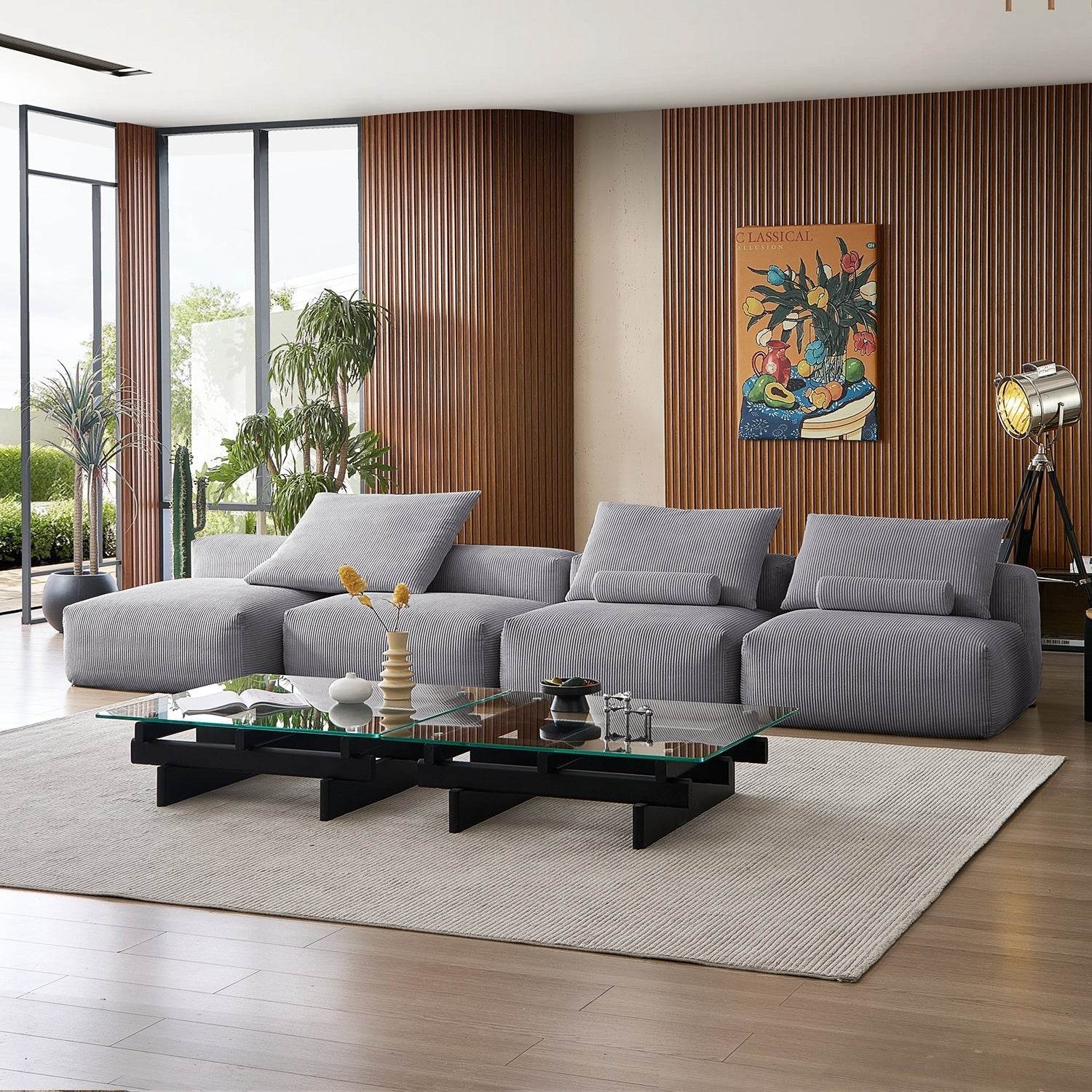 Mellow Open Sectional - Valyouweho