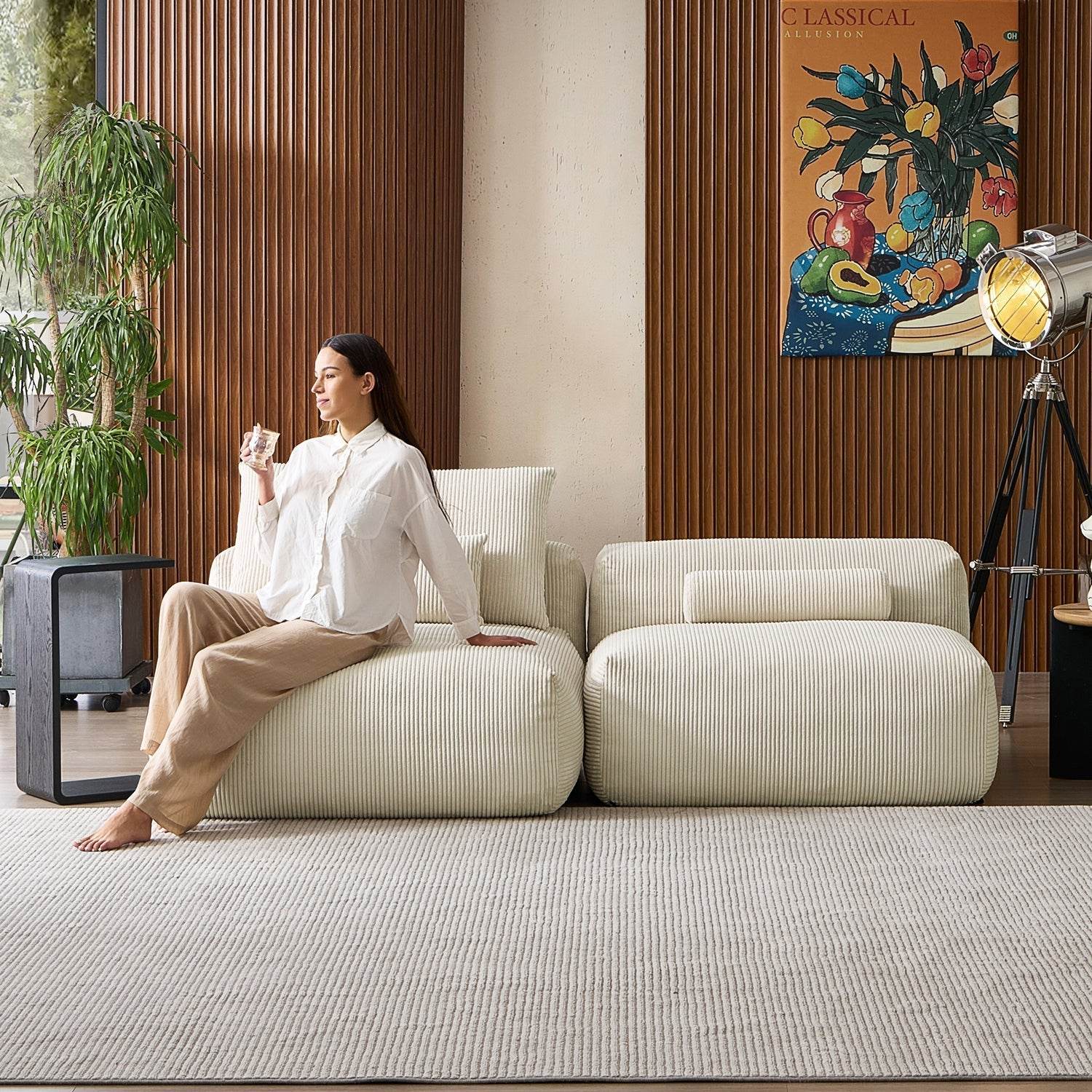 Mellow Open Sectional - Valyouweho