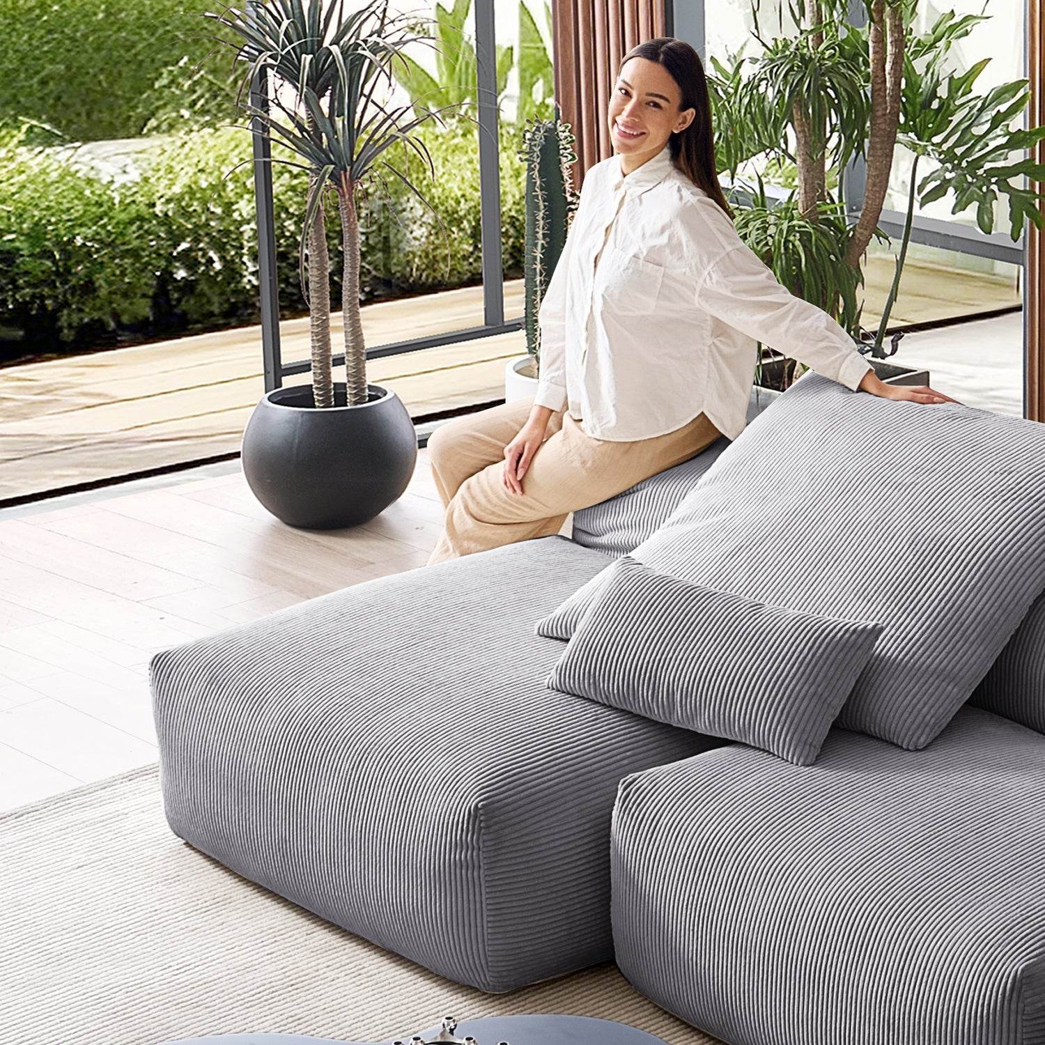 Mellow Open Sectional - Valyouweho