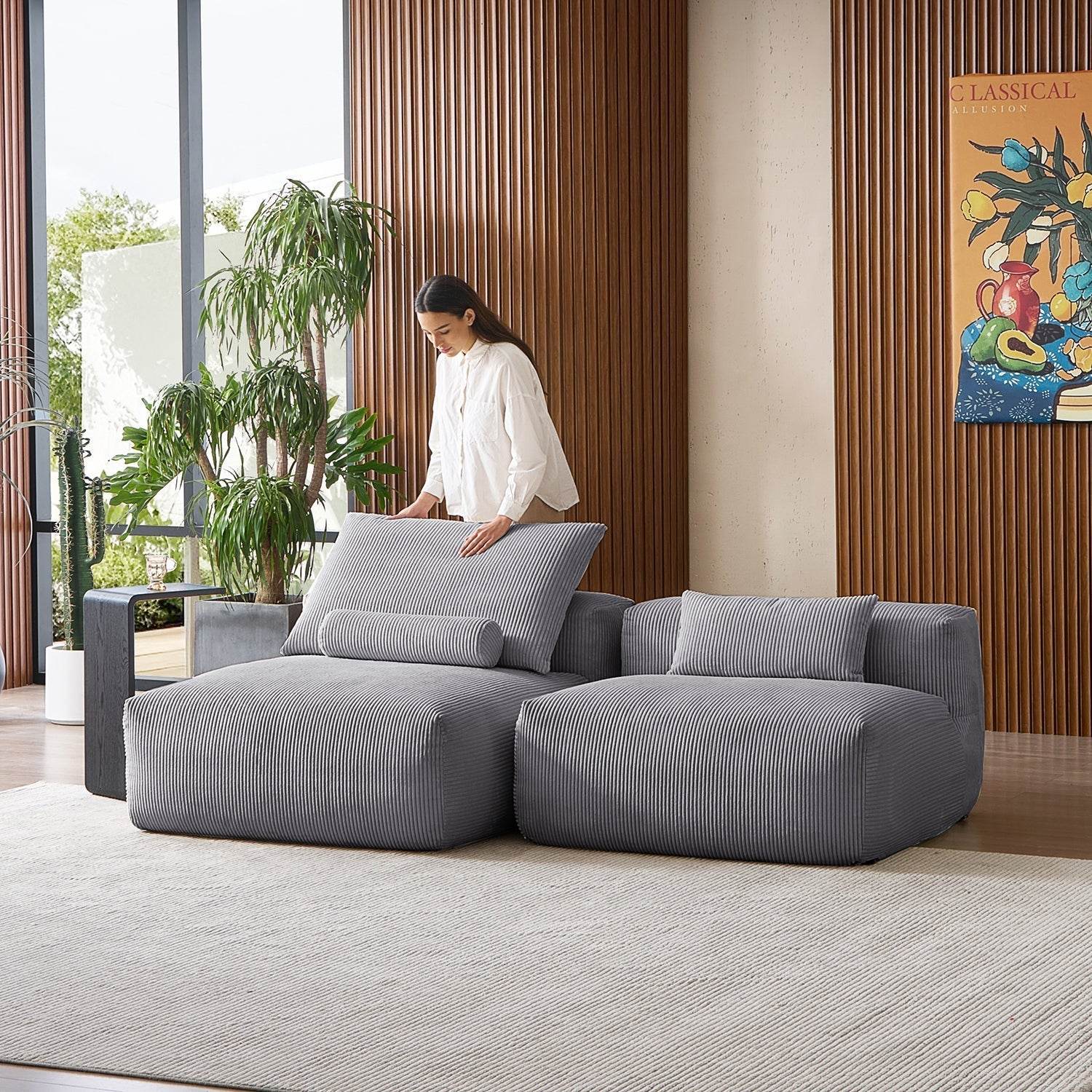 Mellow Open Sectional - Valyouweho