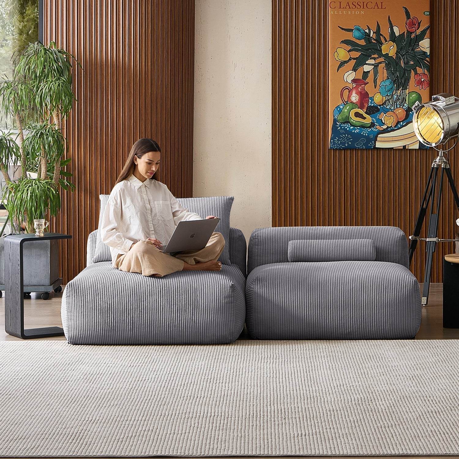 Mellow Open Sectional - Valyouweho