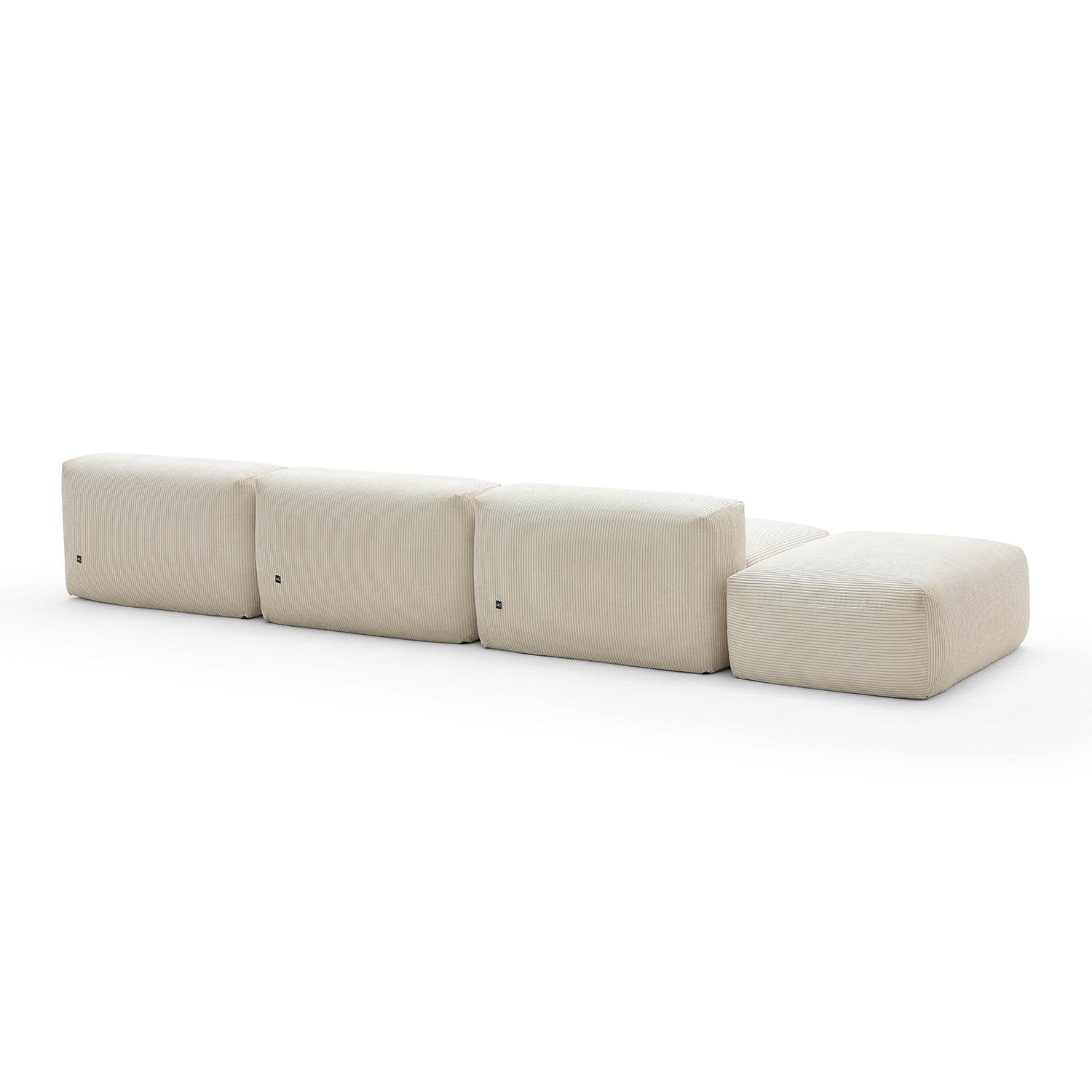 Mellow Open Sectional with Ottoman - Valyouweho
