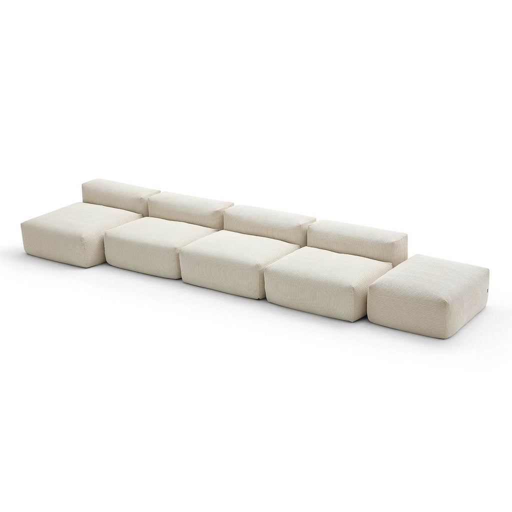 Mellow Open Sectional with Ottoman - Valyouweho