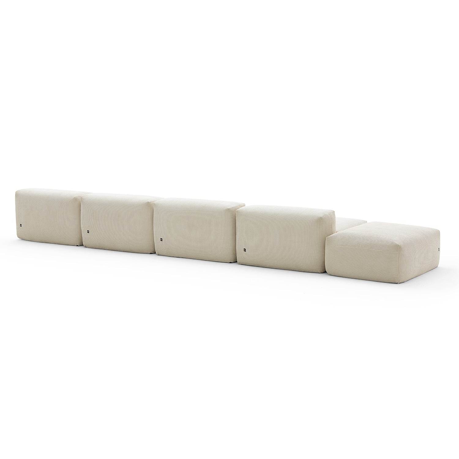 Mellow Open Sectional with Ottoman - Valyouweho