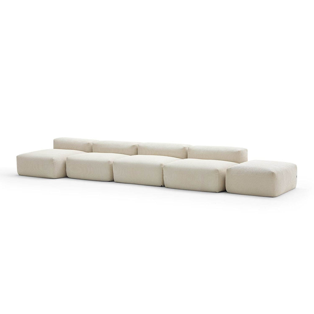 Mellow Open Sectional with Ottoman - Valyouweho