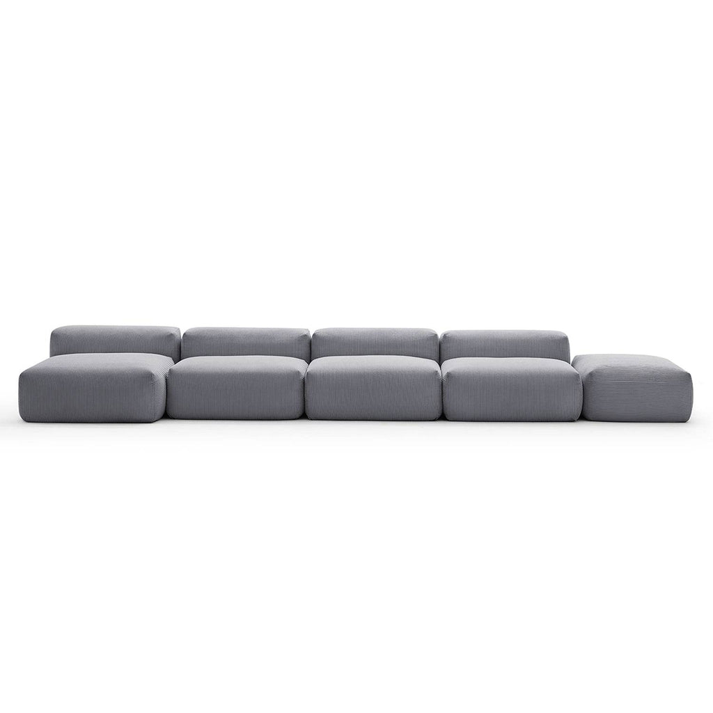 Mellow Open Sectional with Ottoman - Valyouweho