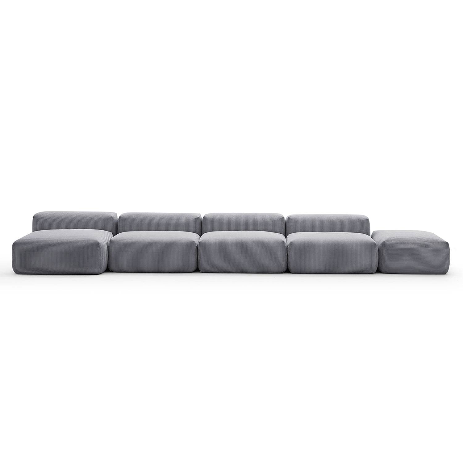 Mellow Open Sectional with Ottoman - Valyouweho