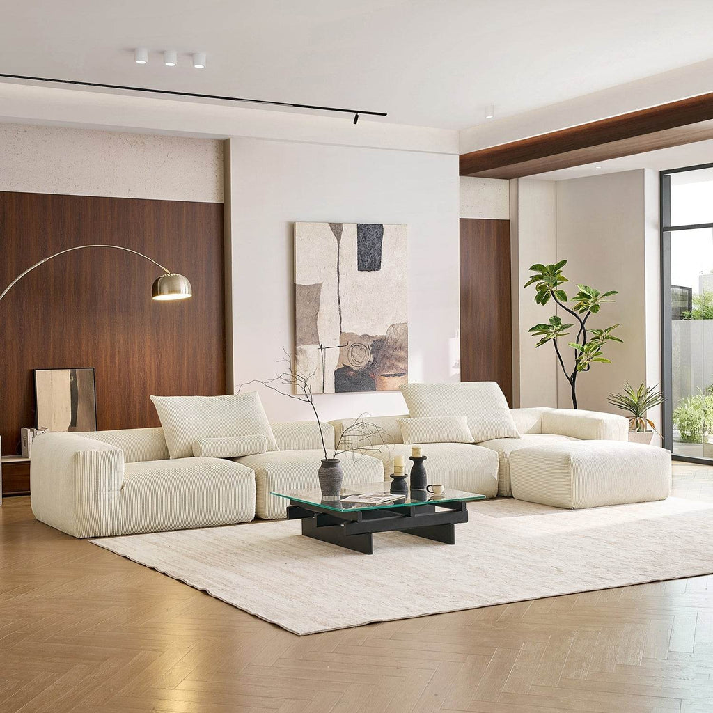 Mellow Sectional with Ottoman - Valyouweho