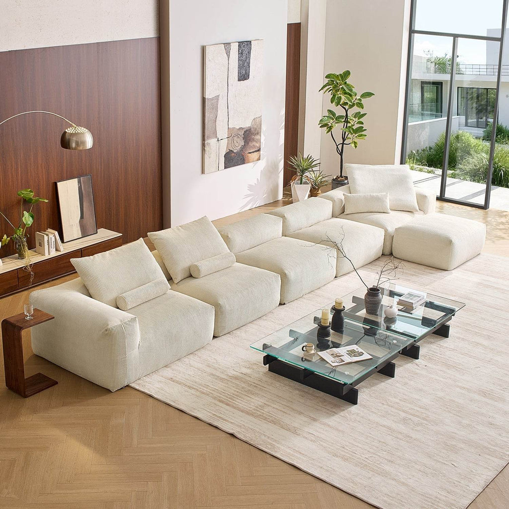Mellow Sectional with Ottoman - Valyouweho