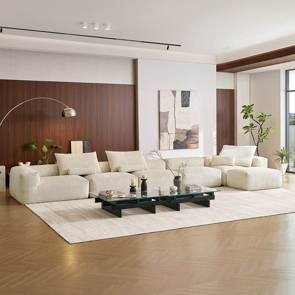 Mellow Sectional with Ottoman - Valyouweho