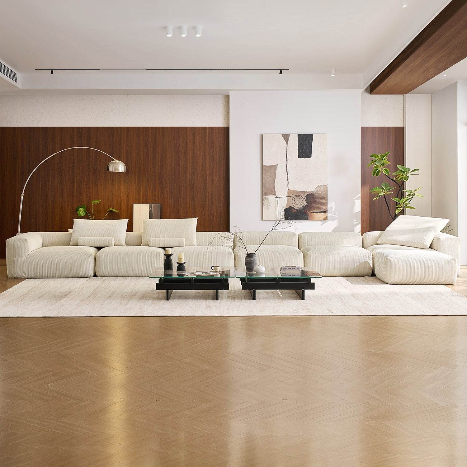 Mellow Sectional with Ottoman - Valyouweho