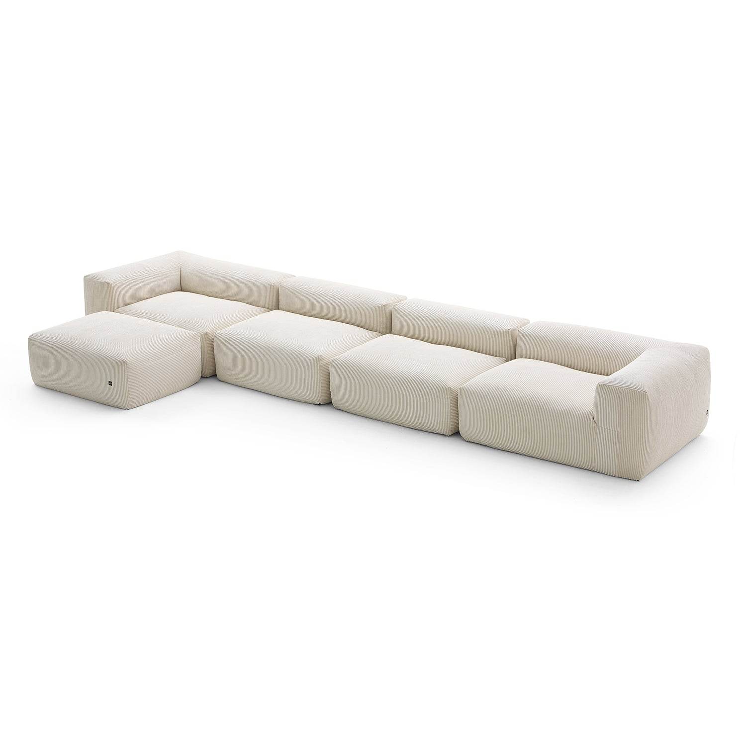 Mellow Sectional with Ottoman - Valyouweho