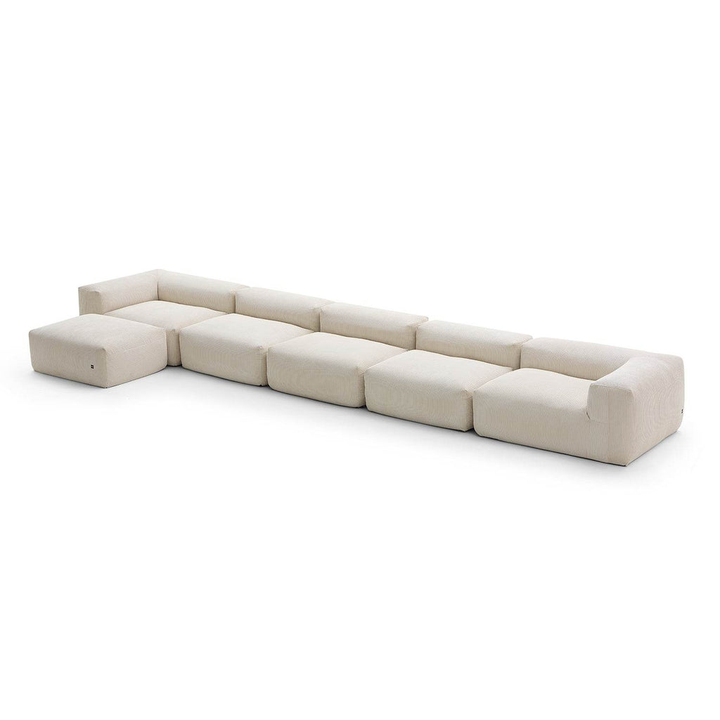 Mellow Sectional with Ottoman - Valyouweho
