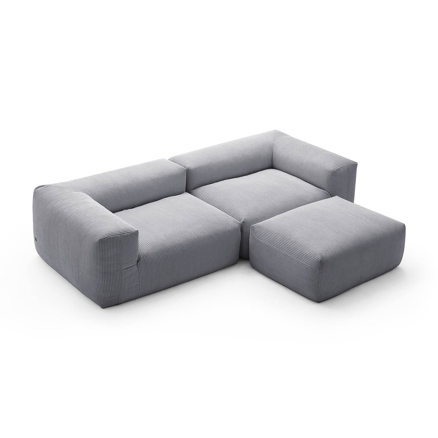 Mellow Sectional with Ottoman - Valyouweho