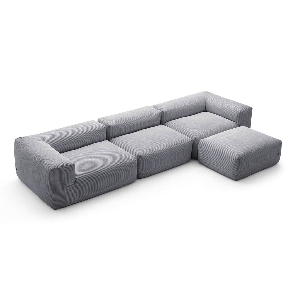 Mellow Sectional with Ottoman - Valyouweho