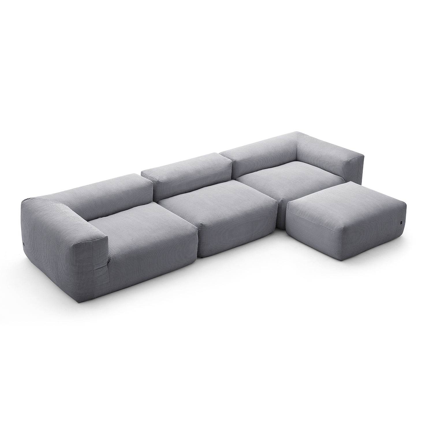 Mellow Sectional with Ottoman - Valyouweho
