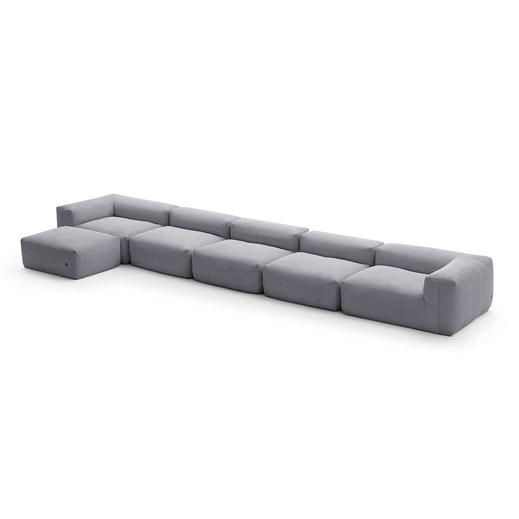 Mellow Sectional with Ottoman - Valyouweho