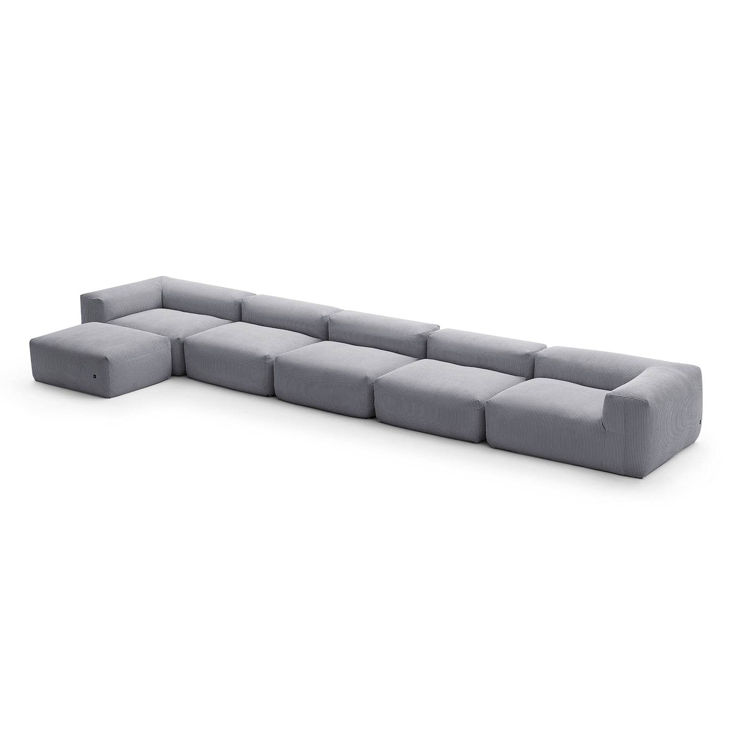 Mellow Sectional with Ottoman - Valyouweho