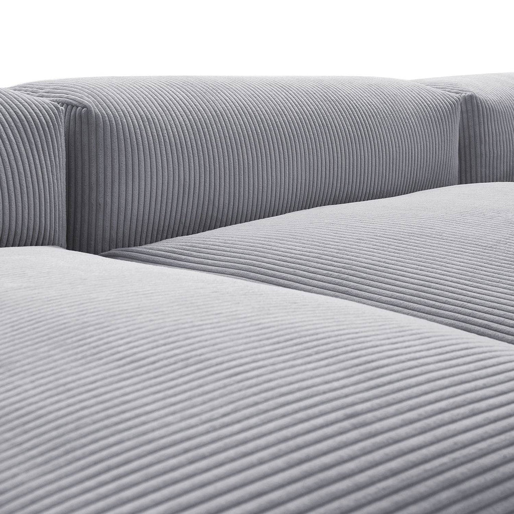 Mellow Open Sectional with Ottoman - Valyouweho