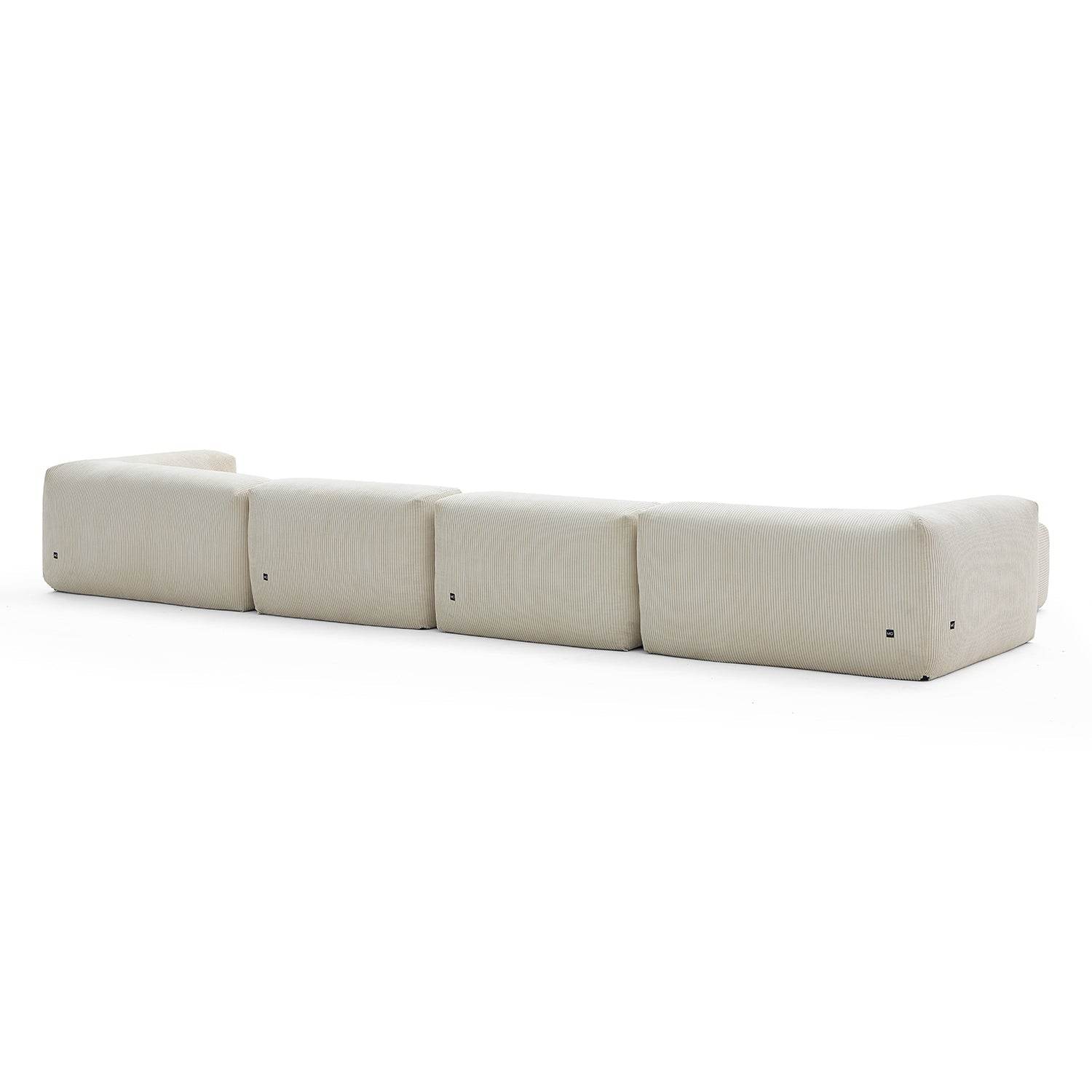 Mellow U Sectional with Ottoman - Valyouweho