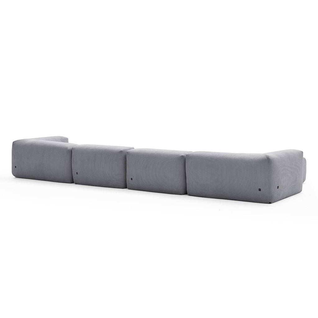 Mellow U Sectional with Ottoman - Valyouweho