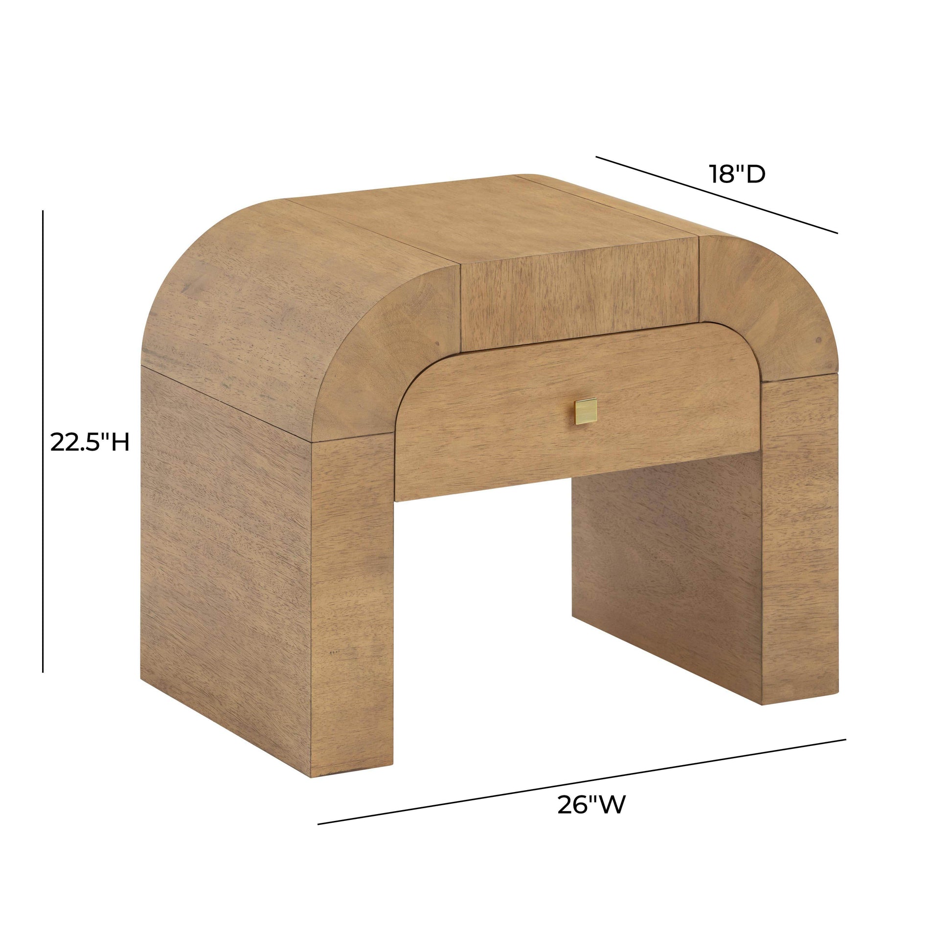 Hump Nightstand - Valyouweho