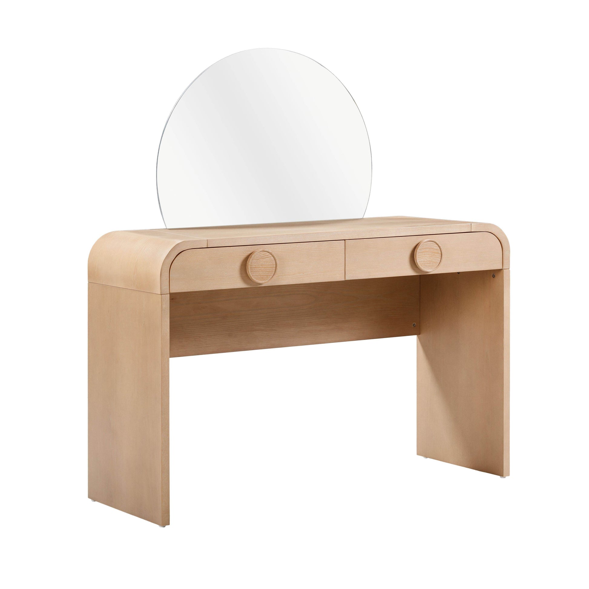 Moonrise Vanity Desk with Mirror - Valyouweho