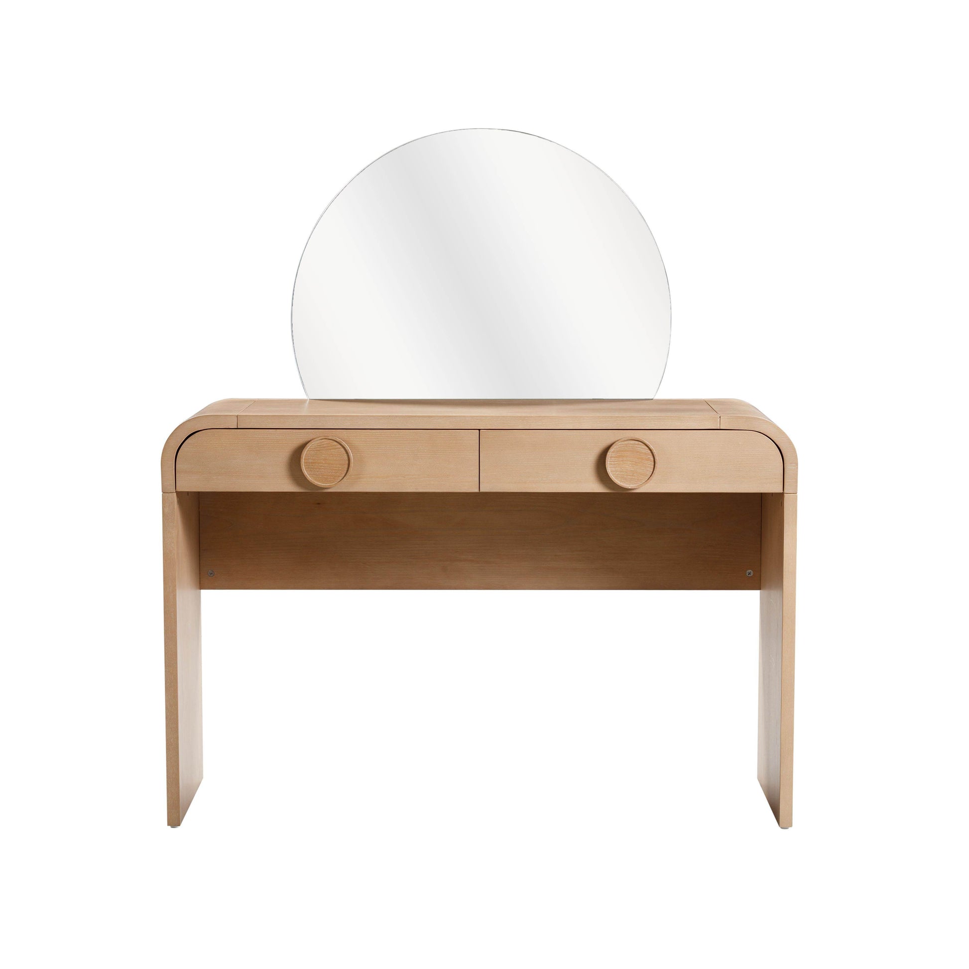 Moonrise Vanity Desk with Mirror - Valyouweho