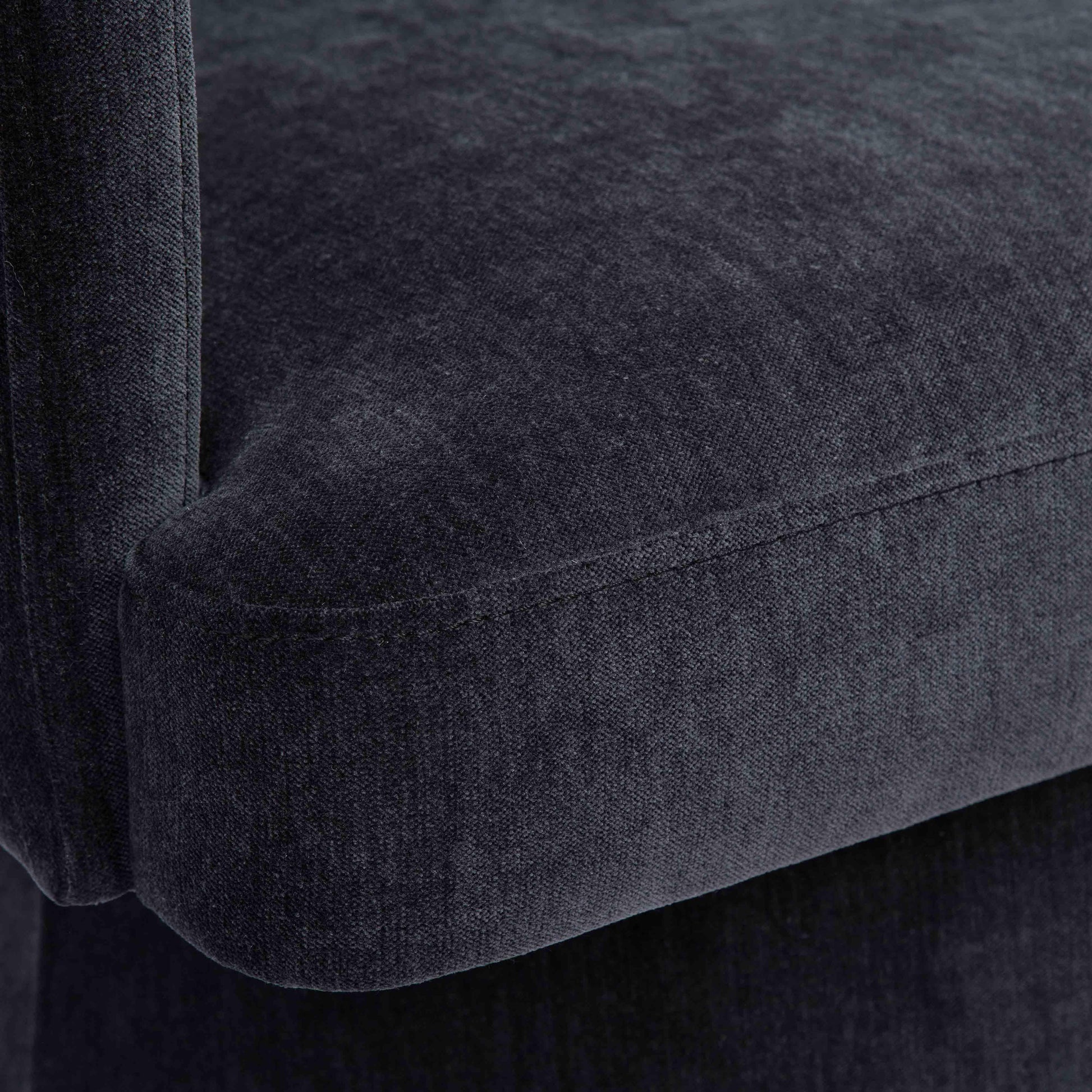 Kristen Upcycled Chenille Rolling Desk Chair