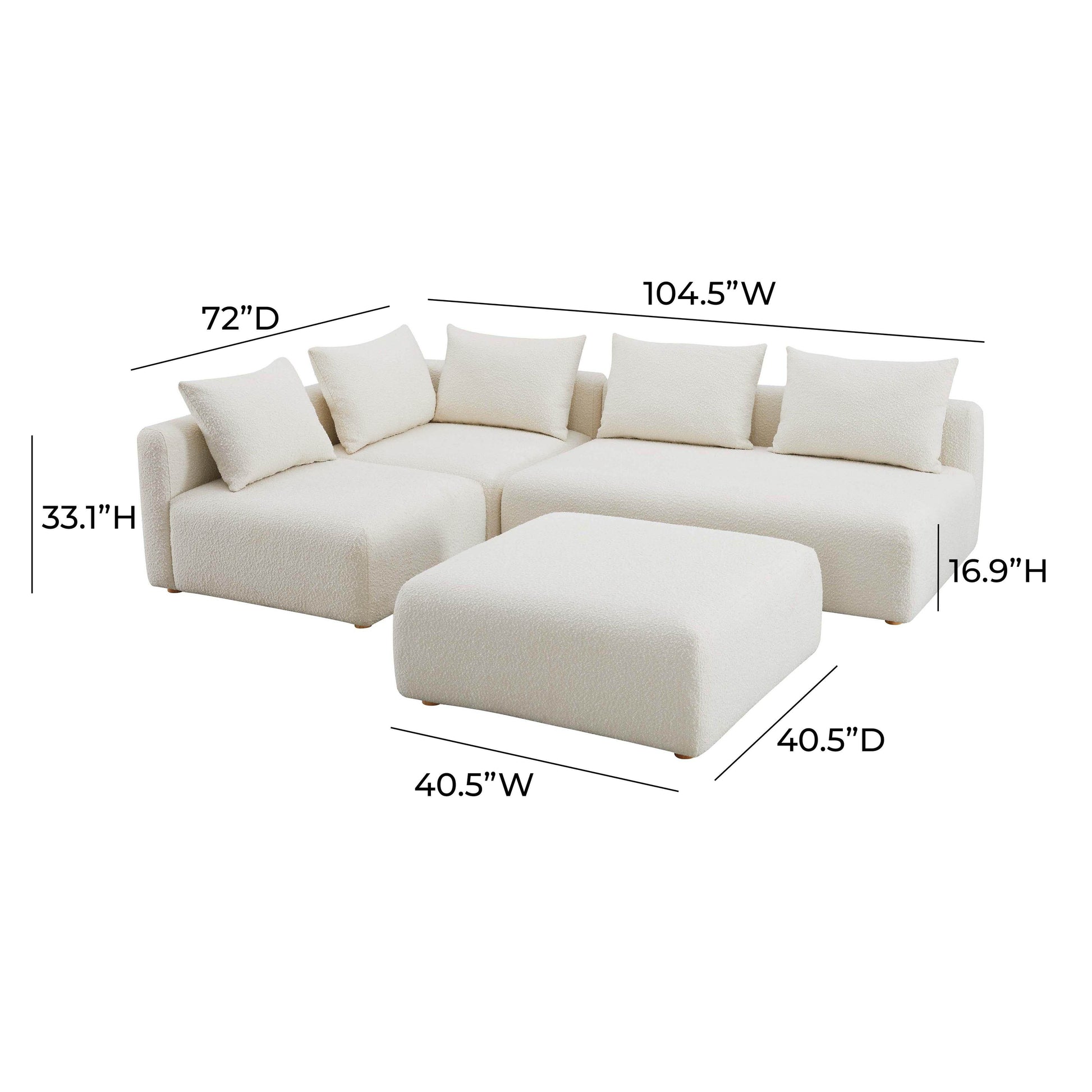 Hangover Chaise Sectional - Valyouweho
