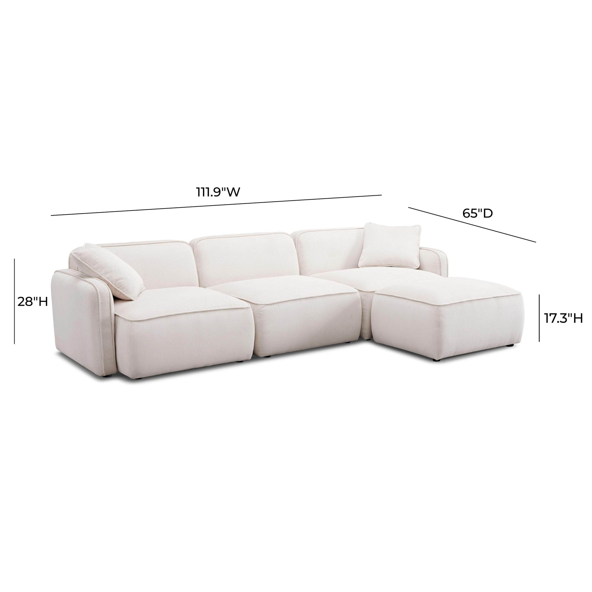 Travie Modular Sectional - Valyouweho