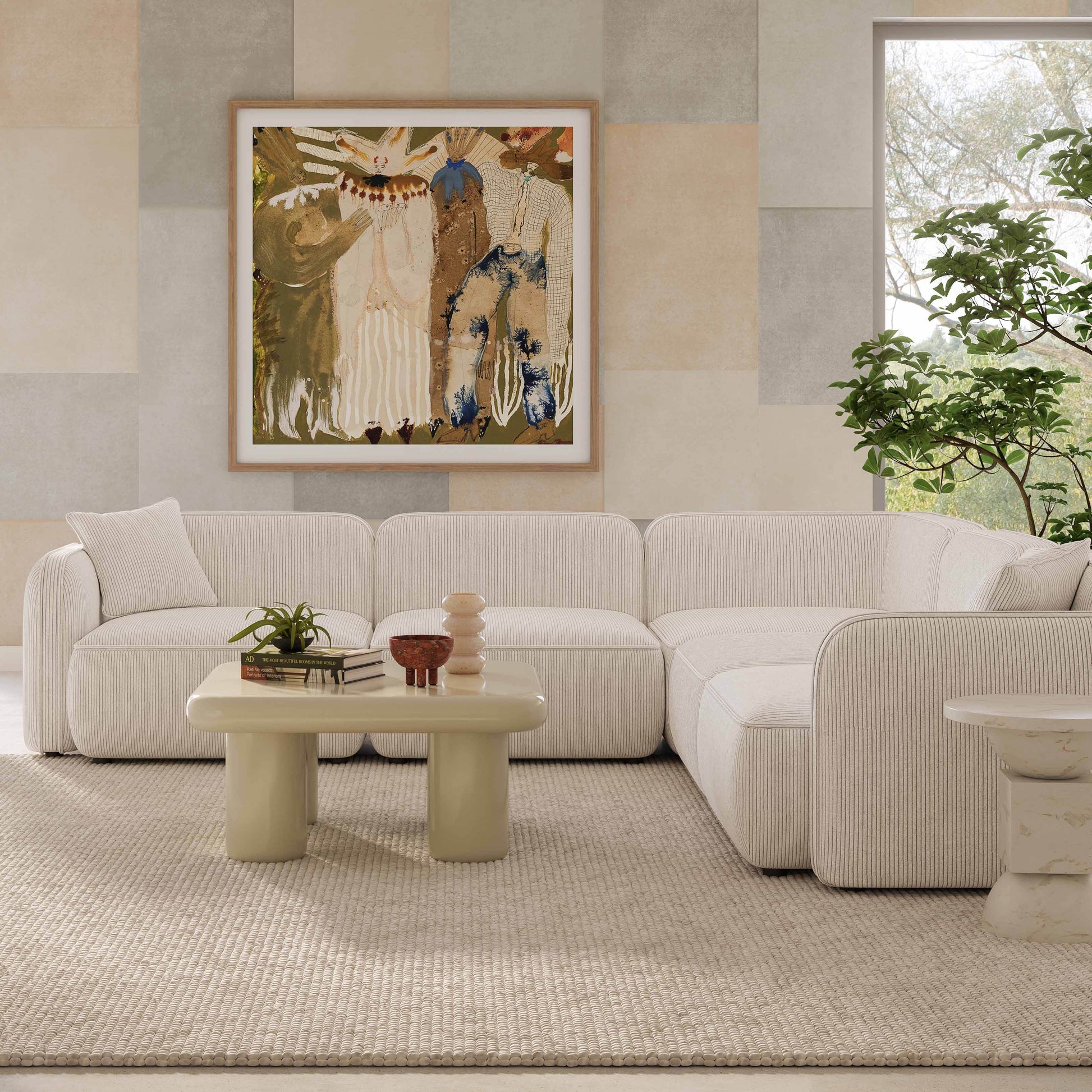 Travie Modular L-Sectional - Valyouweho