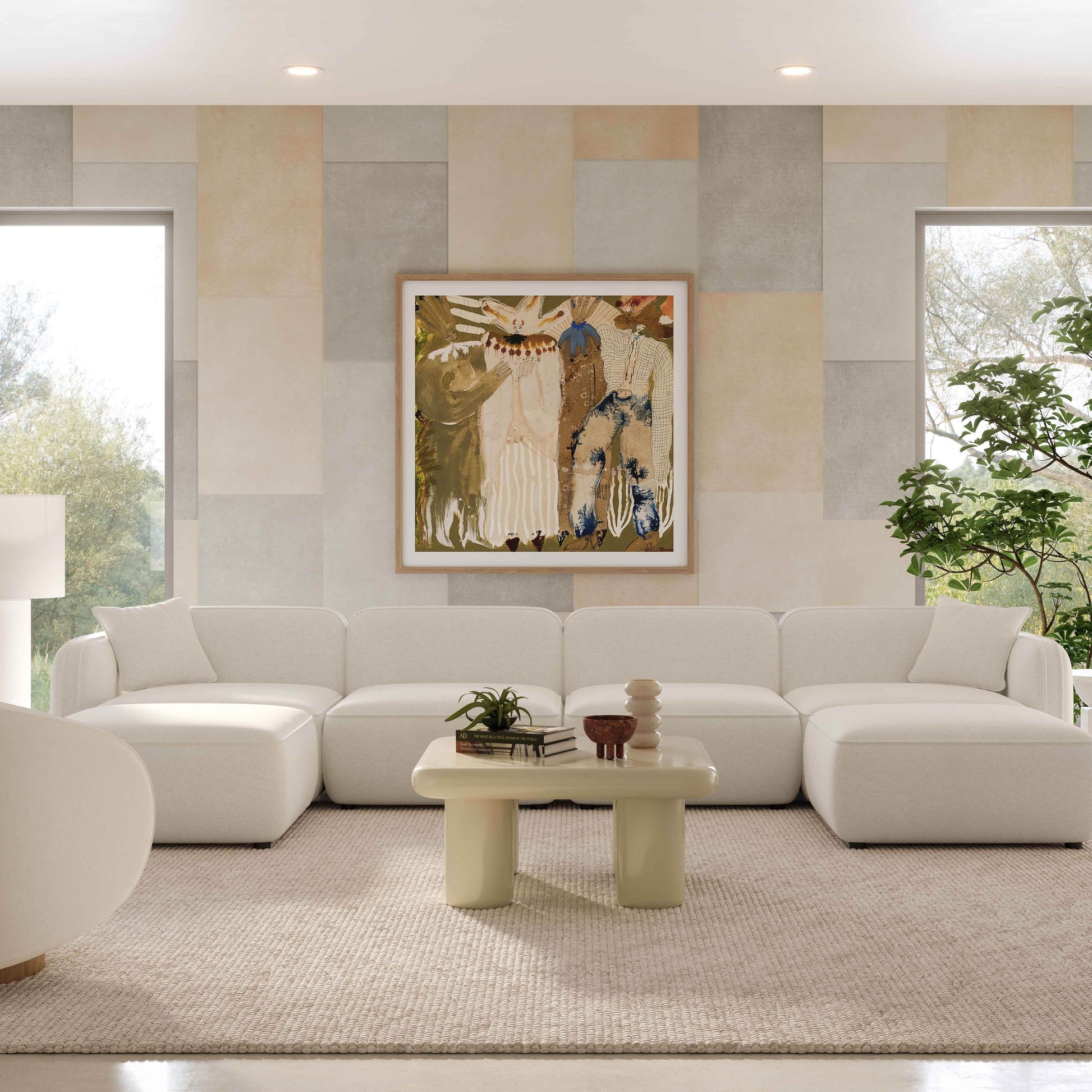 Travie Modular U-Sectional - Valyouweho