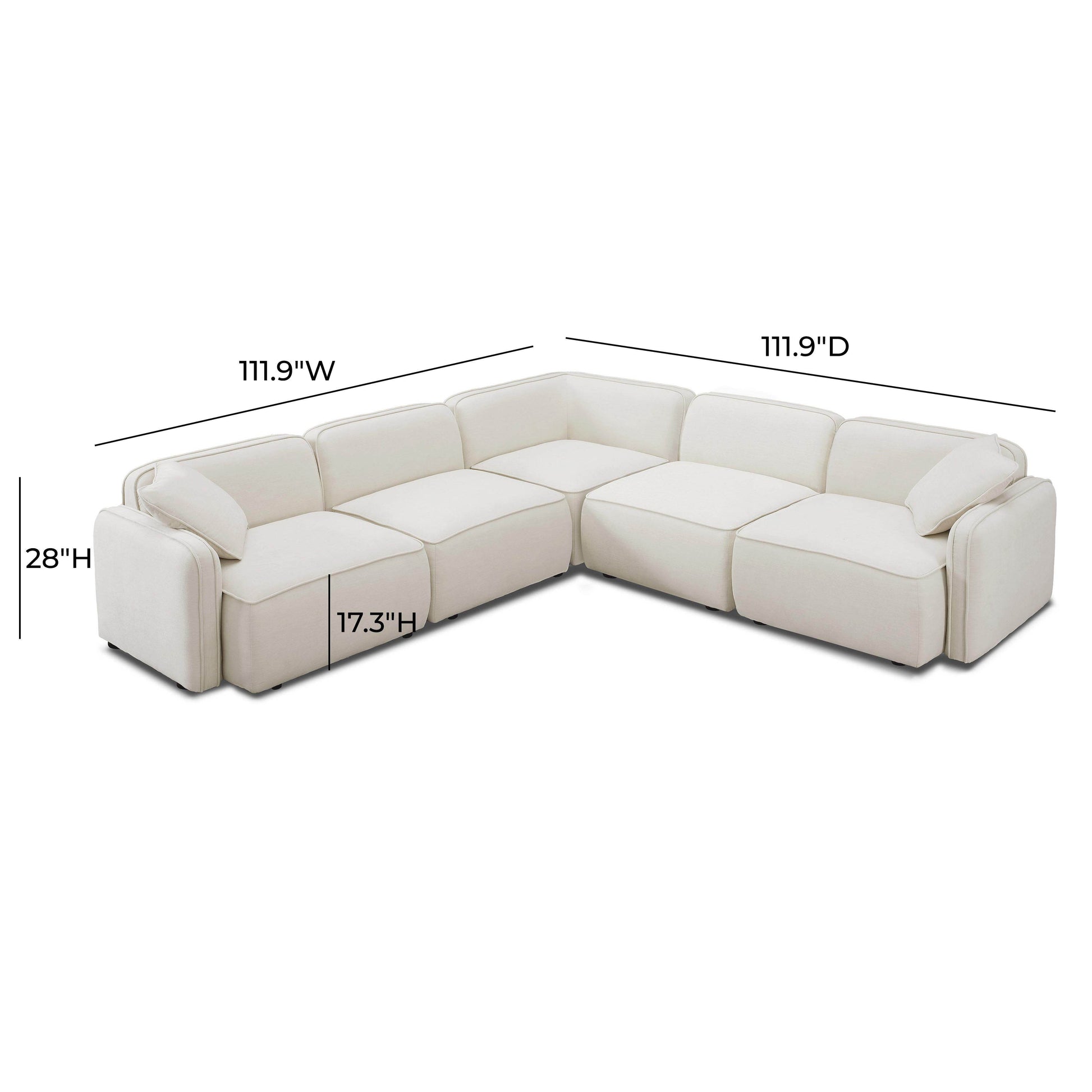 Travie Modular L-Sectional - Valyouweho