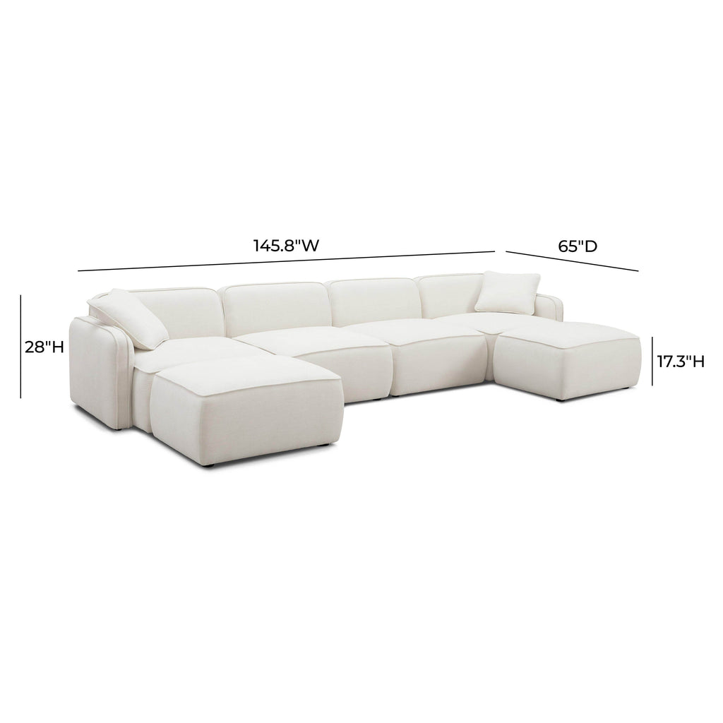 Travie Modular U-Sectional - Valyouweho