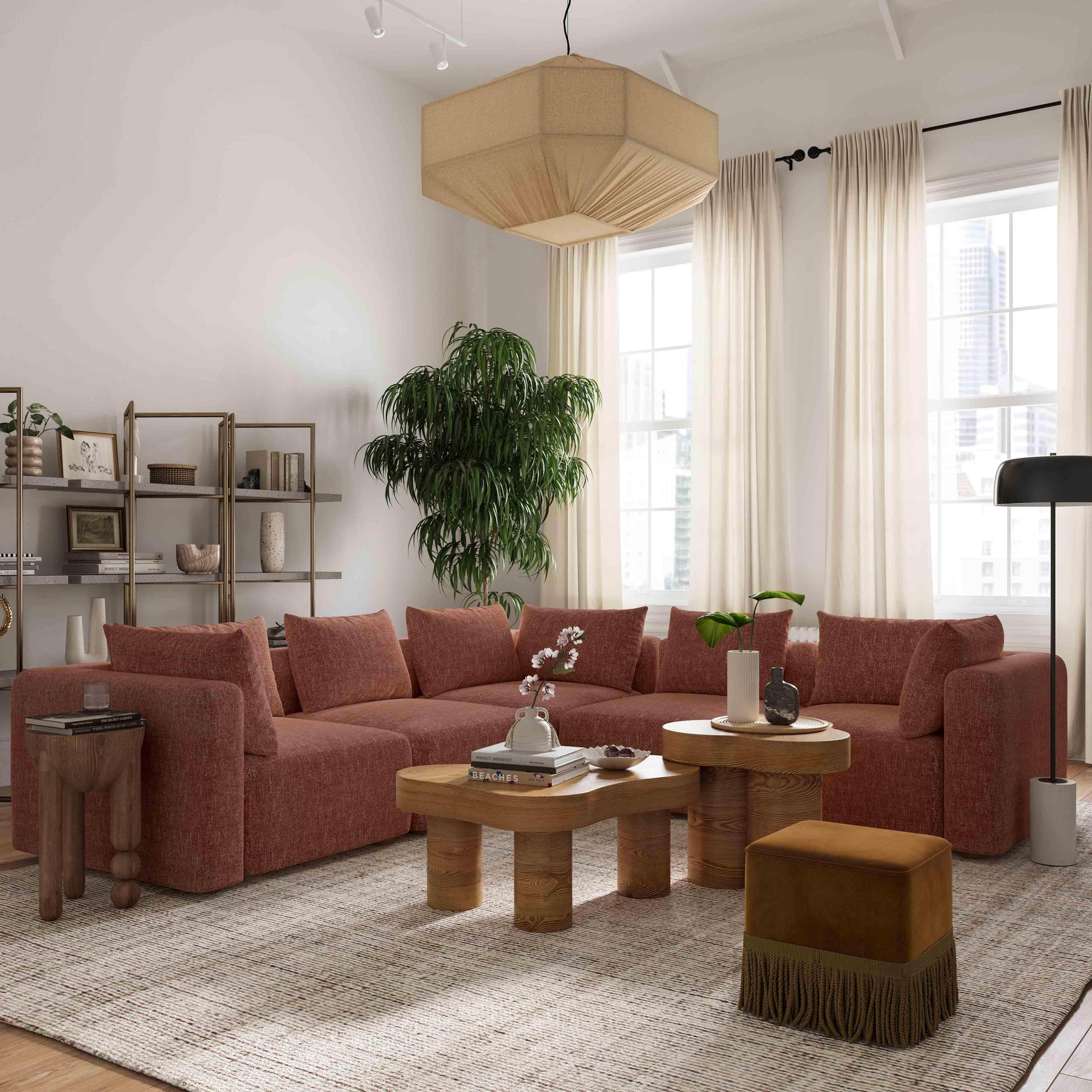 Hangover L-Sectional - Valyouweho