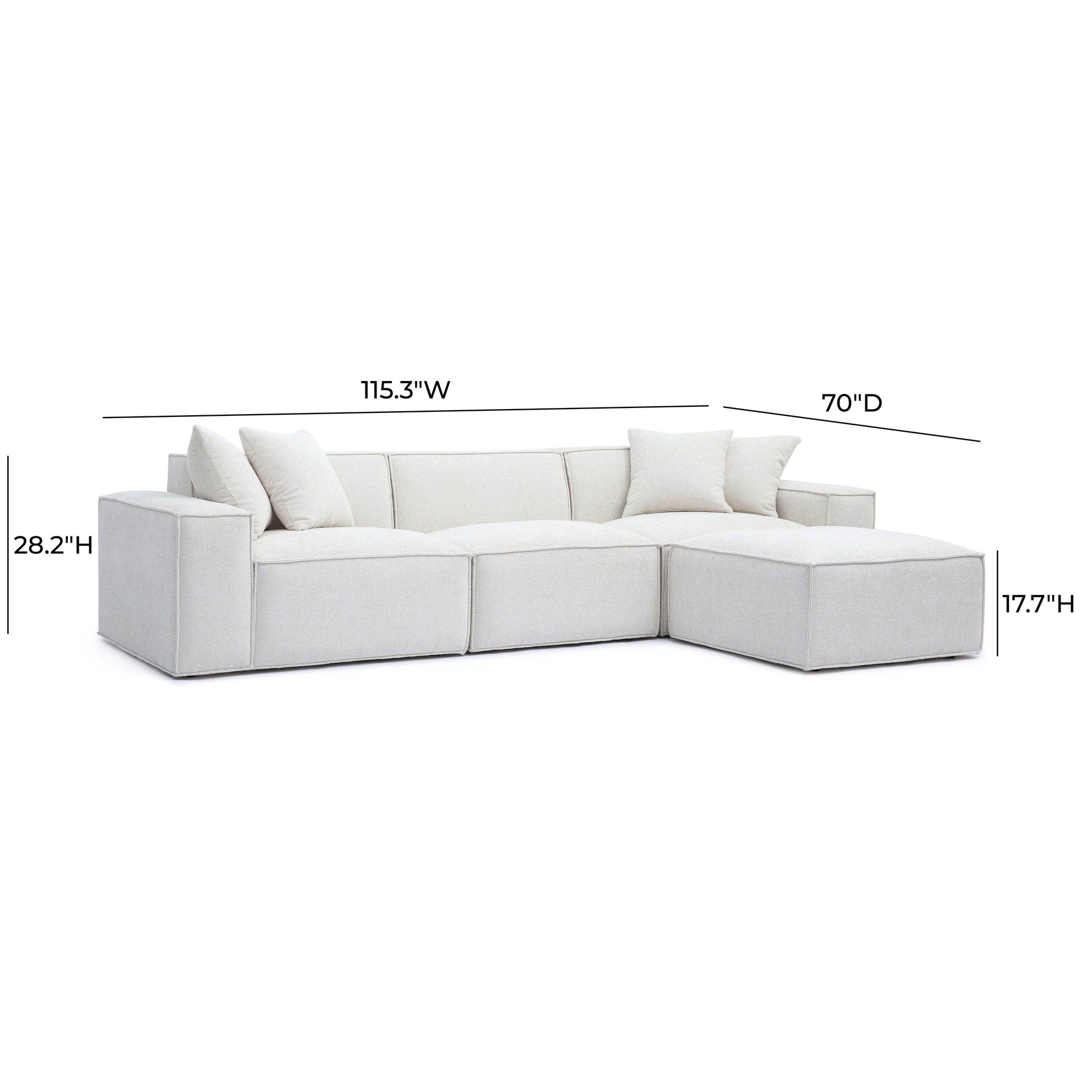 Mindy Sectional - Valyouweho